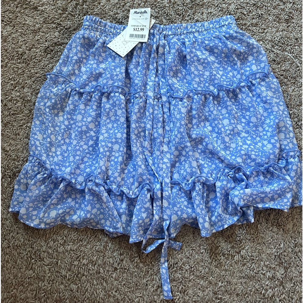 Blue skirt